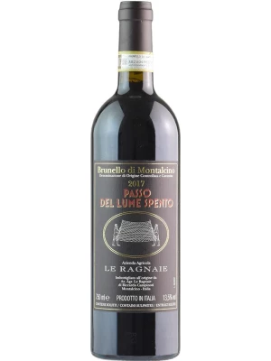 Вино Le Ragnaie, Passo del Lume Spento, Brunello di Montalcino DOCG 2017, 0.75 л