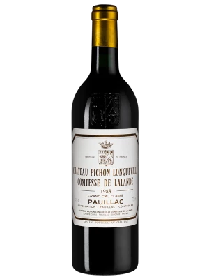 Вино Chateau Pichon Longueville Comtesse de Lalande, Франция Chateau Pichon Longueville Comtesse de Lalande 1988, 0.75 л