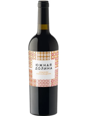 Вино Кубань-Вино, Южная Долина Красное Полусладкое 0.75 л