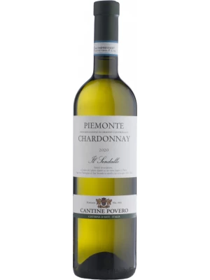 Вино Cantine Povero, Chardonnay Il Sendallo, Piemonte DOC 2020, 0.75 л