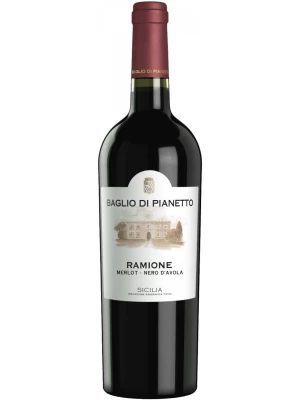 Вино Baglio di Pianetto, Ramione Merlot-Nero d'Avola, Sicilia IGT 2007, 0.75 л