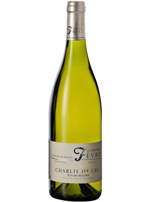 Вино Domaine Nathalie & Gilles Fevre, Chablis 1-er Cru AOC Fourchaume 2019, 0.75 л