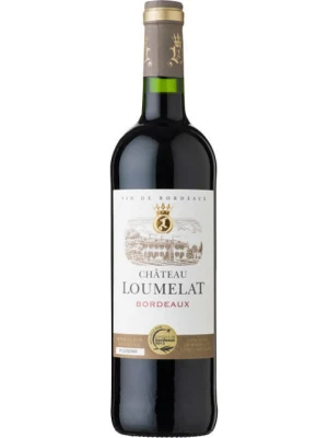 Вино Chateau Loumelat Rouge, Bordeaux AOC 2016, 0.75 л