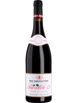 Вино Paul Jaboulet Aine, Parallele 45 Rouge BIO, Cotes du Rhone AOC 2020, 0.75 л