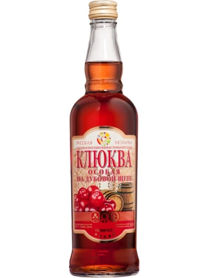Вино Русская Мозаика Клюква Особая на Дубовой Щепе 0.5 л