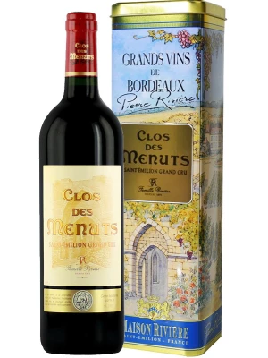Вино Clos de Menuts, Saint-Emilion Grand Cru AOC, metal tube 2002, 0.75 л