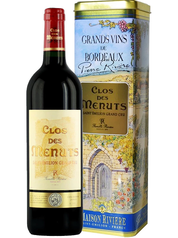 Clos de Menuts, Saint-Emilion Grand Cru AOC, metal tube