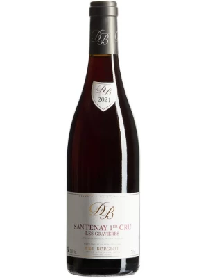 Вино P. & L. Borgeot, Santenay 1er Cru Les Gravieres AOC 2021, 0.75 л