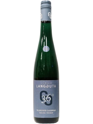 Вино Ulrich Langguth, 36° Trabener Gaispfad Riesling Trocken 2021, 0.75 л