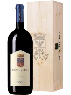 Вино Banfi, Cum Laude, Sant'Antimo DOC, wooden box 2014, 1.5 л