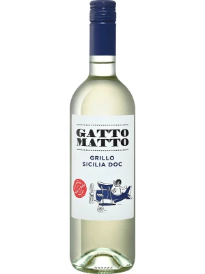 Вино Villa degli Olmi, Gatto Matto Grillo, Sicilia DOC 2018, 0.75 л