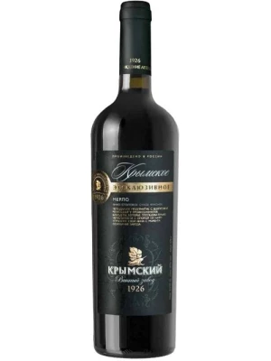 Вино Крымское Эксклюзивное Мерло 0.75 л