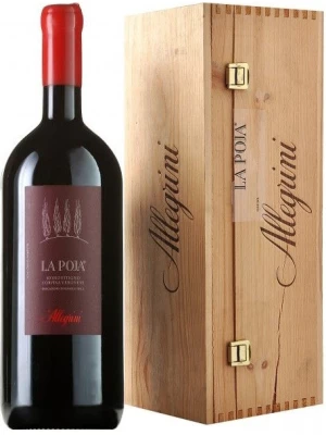 Вино La Poja IGT wooden box 2015, 1.5 л