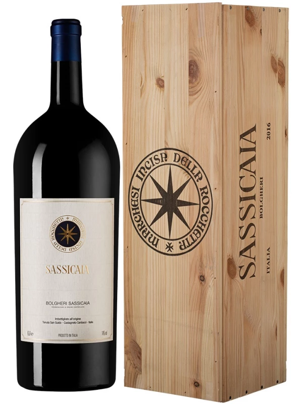Sassicaia, Bolgheri Sassicaia DOC, wooden box