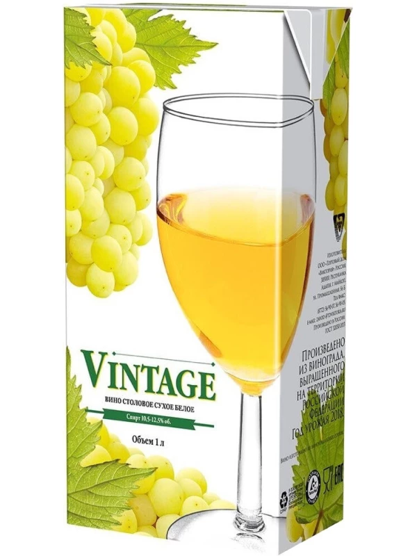 Torgovyj Dom Viktoria, Vintage White Dry, Tetra Pak