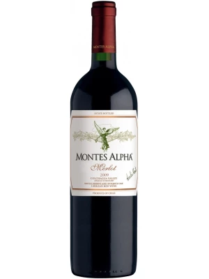Вино Montes Alpha Merlot 2009, 0.75 л