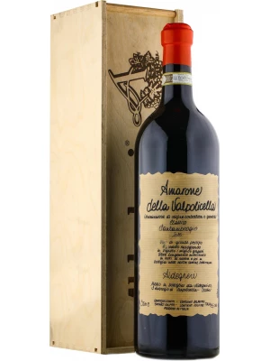 Вино Cantine Aldegheri, Amarone della Valpolicella Classico Santambrogio DOCG, wooden box 2015, 3 л
