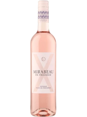 Вино X de Mirabeau Rose, Cotes de Provence AOC 2019, 0.75 л