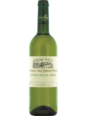 Вино Chateau des Trois Tours Blanc, Entre-Deux-Mers AOC 2018, 0.75 л