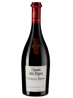 Вино Chemin des Papes Cotes-du-Rhone Rouge, Франция Chemin Des Papes 2018, 0.75 л