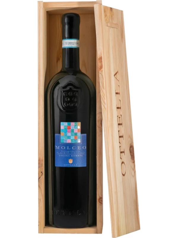 Ottella, Molceo Riserva, Lugana DOC, wooden box