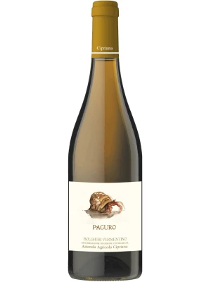 Вино Cipriana, Paguro Bolgheri Vermentino DOC 2020, 0.75 л