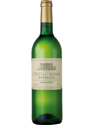 Вино Chateau Bassac Blanc, Bordeaux AOC 2019, 0.75 л