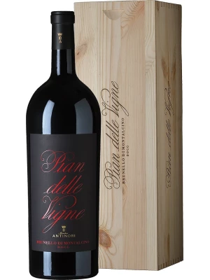 Вино Pian Delle Vigne, Brunello di Montalcino DOCG, wooden box 2012, 1.5 л