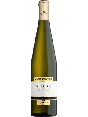 Вино Mastri Vernacoli Pinot Grigio, Trentino DOC 2016, 0.75 л
