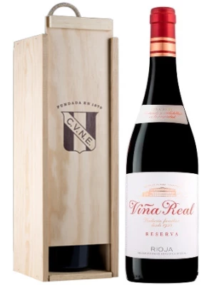 Вино Vina Real, Reserva wooden box 2011, 1.5 л