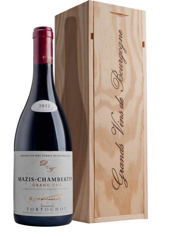 Domaine Tortochot, Mazis-Chambertin Grand Cru, wooden box