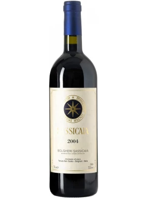 Вино Sassicaia, Bolgheri Sassicaia DOC 2004, 0.75 л