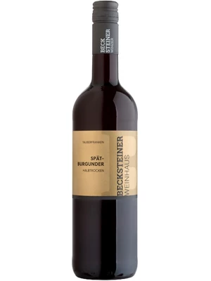 Вино Becksteiner Winzer, Weinhaus Spatburgunder halbtrocken 2020, 0.75 л