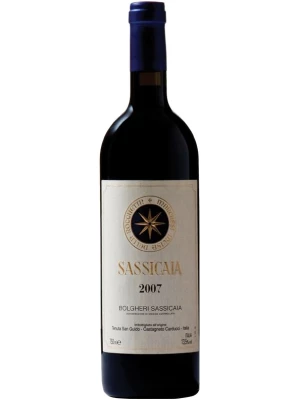 Вино Sassicaia, Bolgheri Sassicaia DOC 2007, 0.75 л