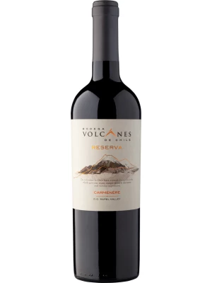 Вино Bodega Volcanes, Reserva Carmenere, Rapel Valley DO 2022, 0.75 л