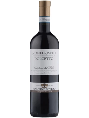 Вино Cantine Povero, Dolcetto Capitano del Palio, Monferrato DOC 2018, 0.75 л