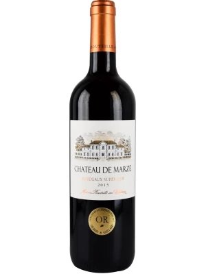 Вино Chateau de Marze, Bordeaux Superieur AOC 2015, 0.75 л