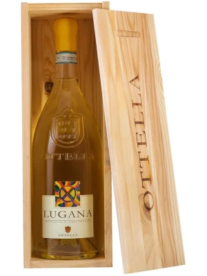 Вино Azienda Agricola Ottella, Lugana Ottella, wooden box 2020, 1.5 л