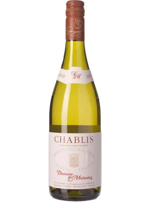Вино Domaine des Malandes, Chablis AOC 2010, 0.375 л