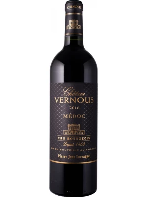 Вино Pierre Jean Larraque, Chateau Vernous, Medoc Cru Bourgeois 2016, 0.75 л