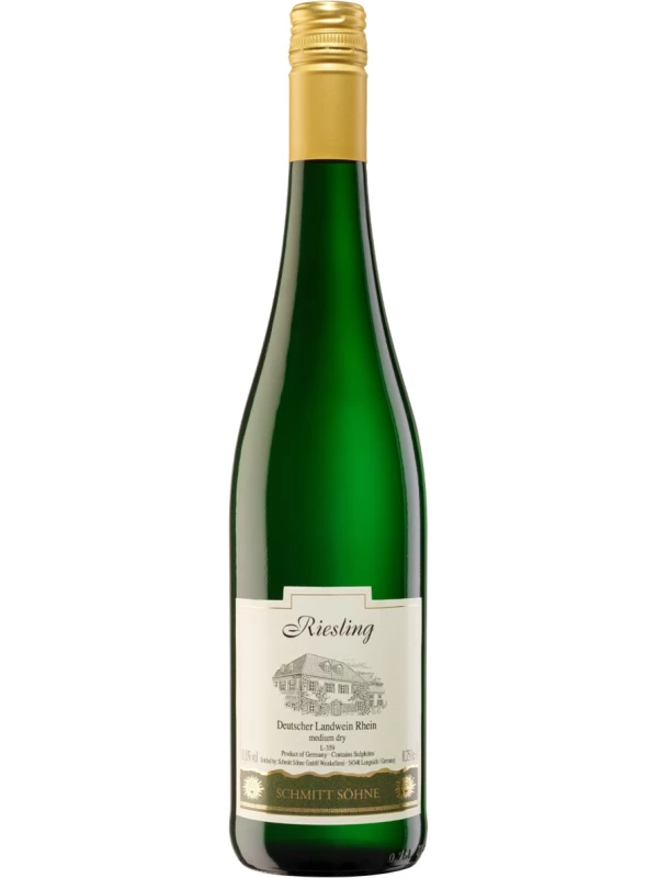 Schmitt Sohne, Riesling Medium Dry, Landwein Rhein