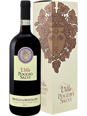 Вино Villa Poggio Salvi, Brunello di Montalcino, gift box 2013, 1.5 л