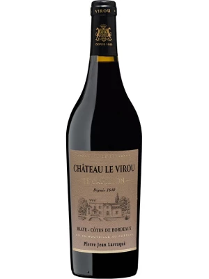 Вино Chateau Le Virou, Le Carillon Rouge, Blaye Cotes de Bordeaux AOC 2018, 0.75 л