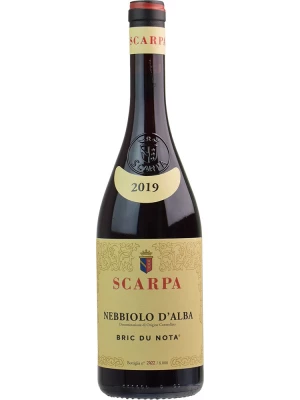 Вино Scarpa, Bric du Nota Nebbiolo d'Alba DOC 2019, 0.75 л