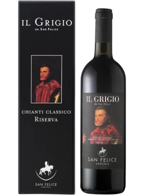 Вино Agricola San Felice, Chianti Classico Riserva DOCG Il Grigio, gift box 2018, 0.75 л