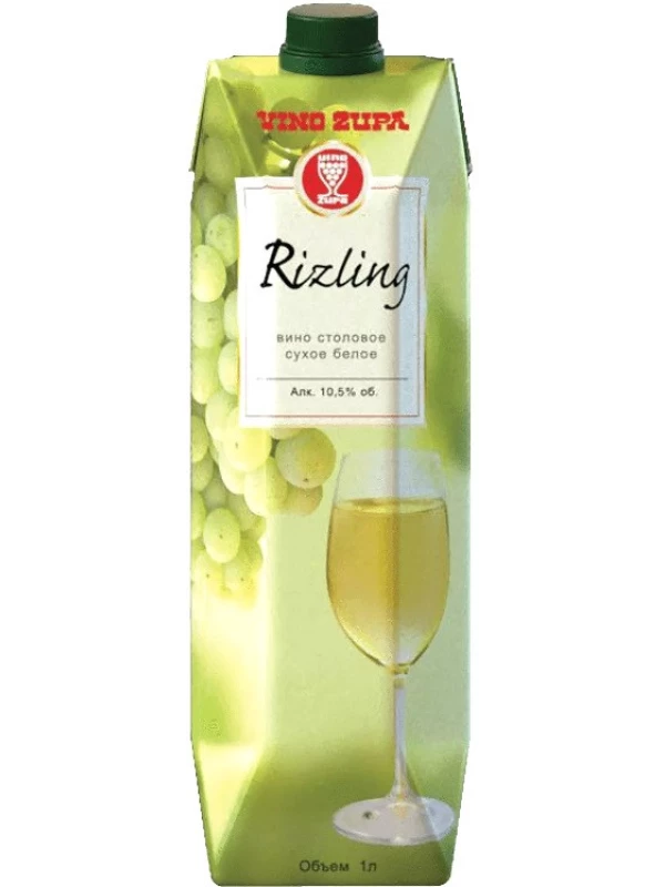 Vino Zupa, Rizling, Tetra Pak