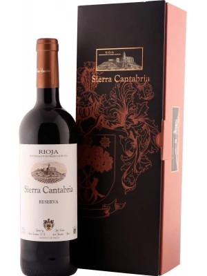 Вино Sierra Cantabria, Reserva, Rioja DOCa, gift box 2005, 0.75 л