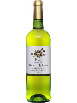 Вино Suivant la Lune Chardonnay, Pays d'Oc IGP 2022, 0.75 л