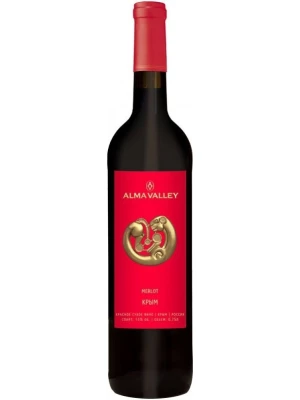 Вино Alma Valley Merlot 2016, 0.75 л