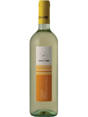 Вино Sasso dei Lupi, Trebbiano, Umbria IGP 0.75 л